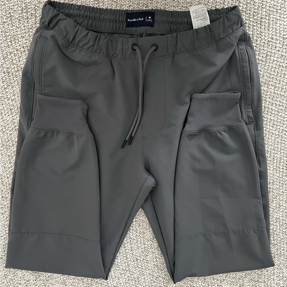 Abercrombie & Fitch Joggers Men’s Gray Performance Pants Pocket Stretch Size M